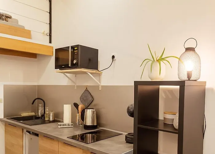 Apartamento Loft Au Coeur De Clim, Wifi, Netflix *